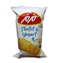 چیپس ماست و موسیر 60g مزمز - چیپس ماست و موسیر 60g مزمز